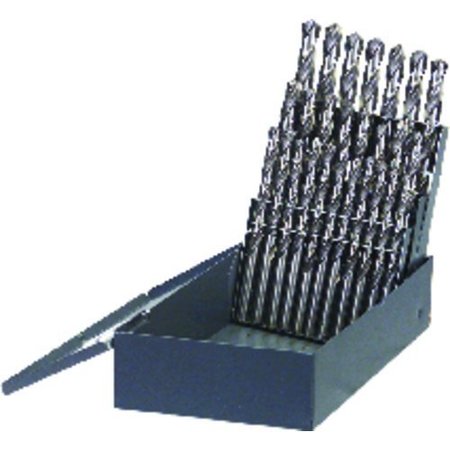 MORSE Jobber Length Drill Set, Series 8030, Imperial System of Measurement, A Minimum Drill Bit Size, Z M 18104